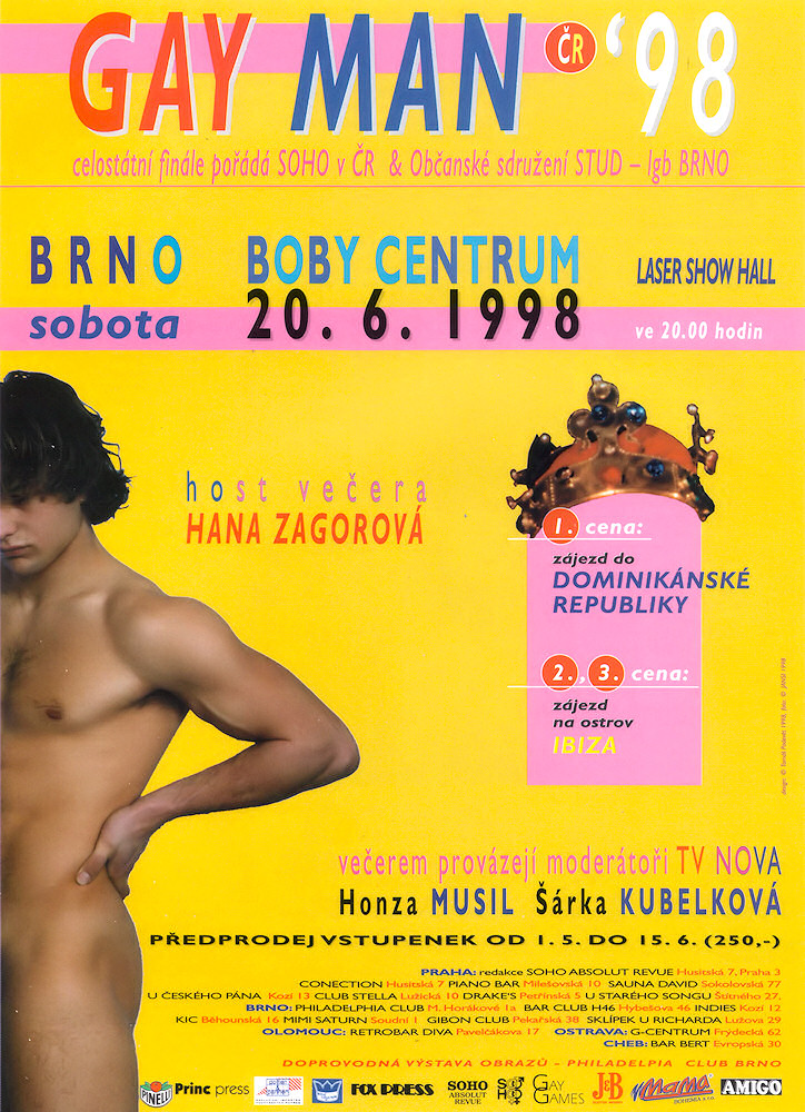 Gay Man České republiky 1998