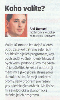 Koho volíte? Aleš Rumpel