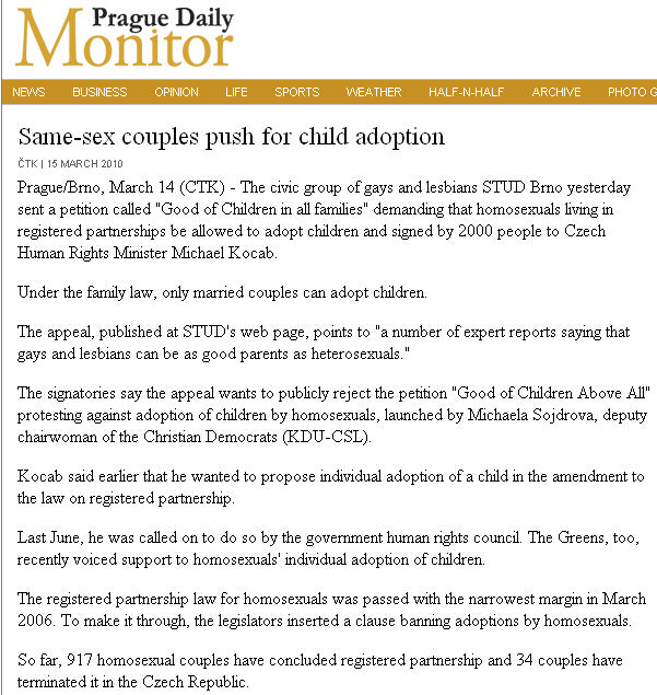 Same-sex couples push for child adoption